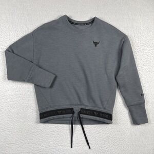 Under Armour Sweatshirt Womens XS Loose BSR Project Rock Gym Weightlift Training